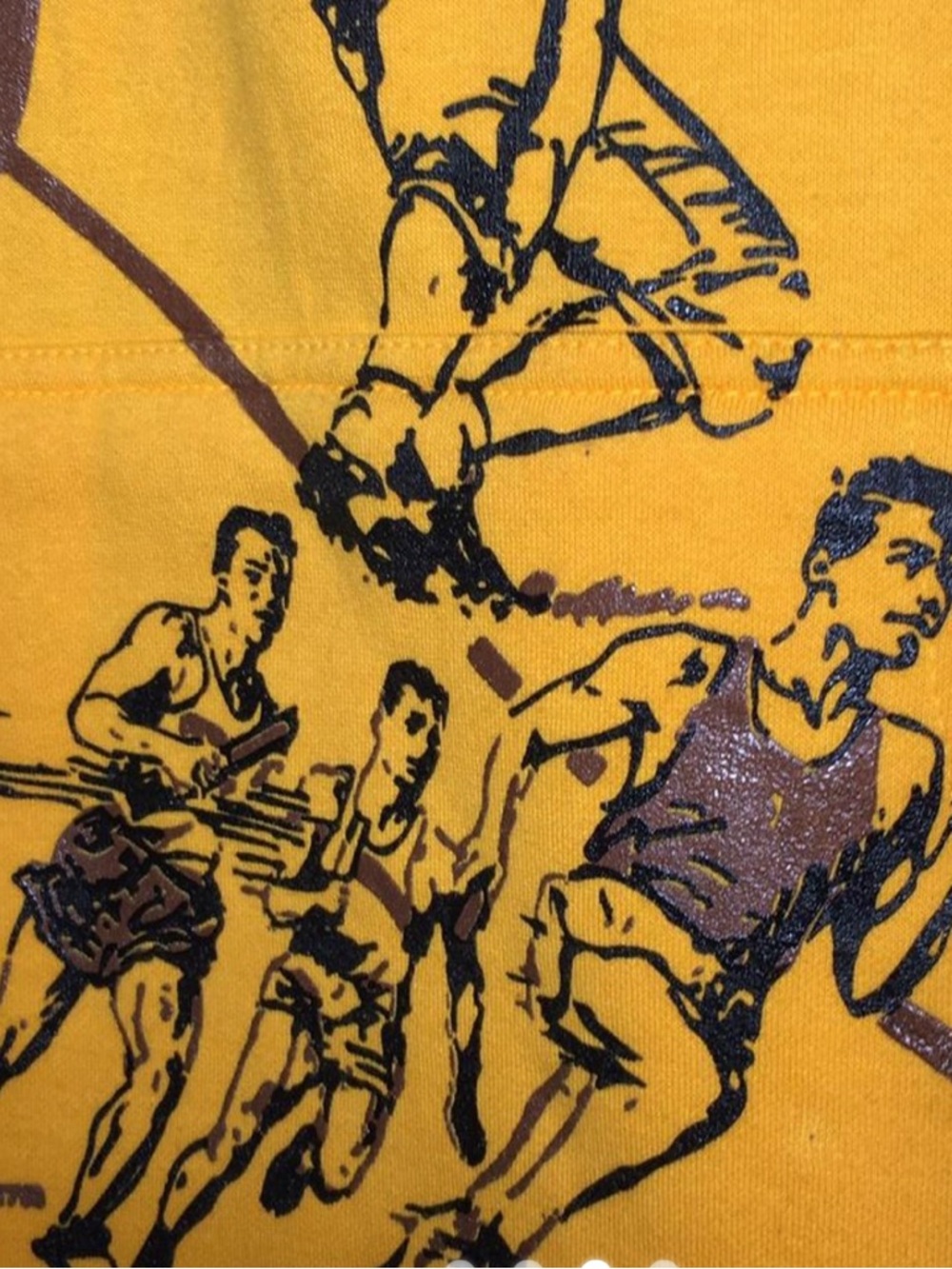 Yellow Graphic Hoodie - Men - Picture 7 of 8